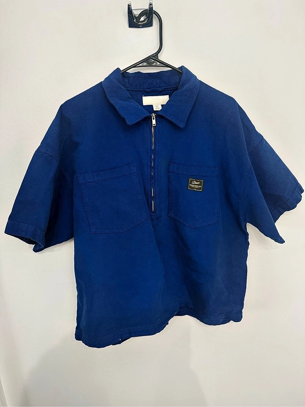 Zara Blue Short Sleeve Shirt